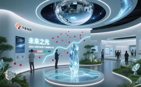 華能環(huán)?？萍颊箯d里能摸到風、看到魚，還能穿越到 2050