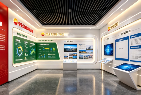 中國石油物資分公司展廳設計方案重磅出爐！